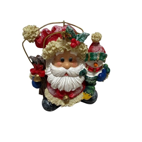 Assorted Christmas Tree Ornaments Holiday Decor Santa Wreath Swan Angel Snowman - Picture 2 of 10